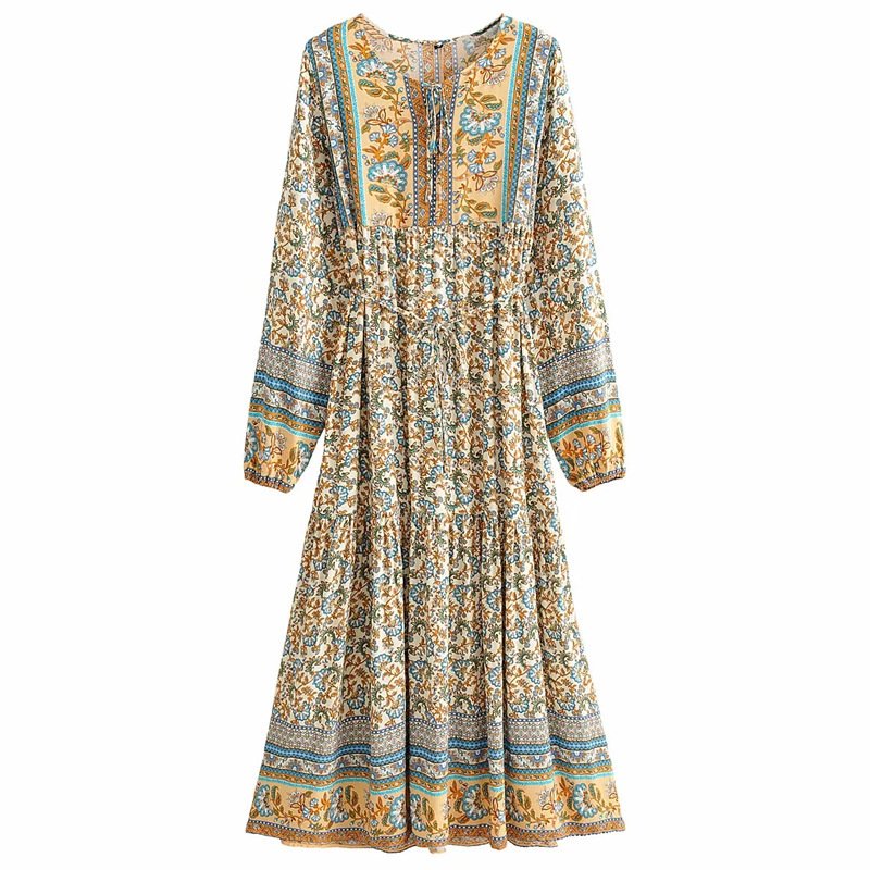 Floral lace-up dresses - Image 5