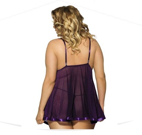 Women Sexy Lingerie Big Code 6XL Sleepwear Sleepdress - Image 7
