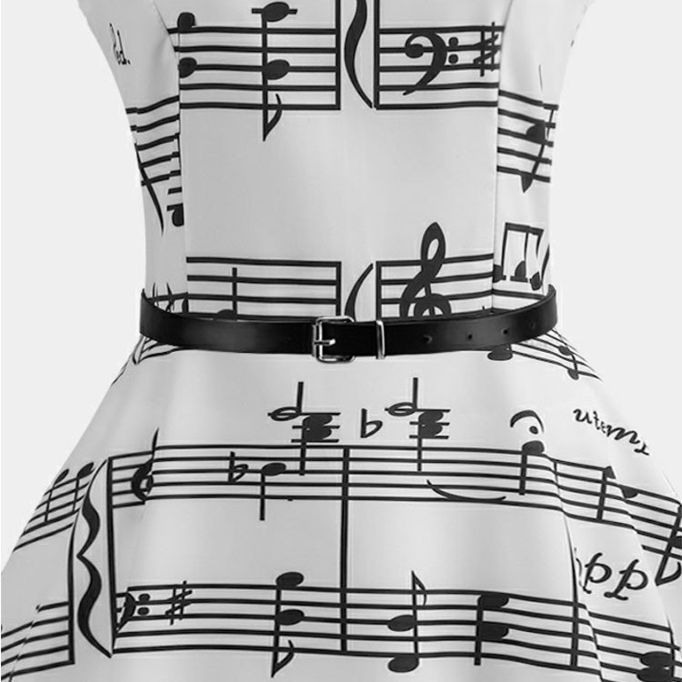 Retro floral print dresses - Image 3