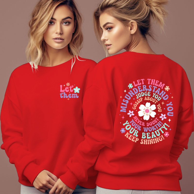 Woman Clothing Let Them Misunderstand You Sweatshirt - Image 4
