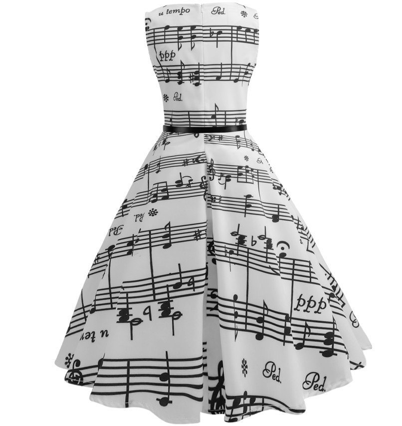 Retro floral print dresses - Image 5